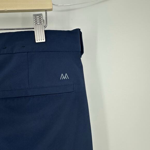 Mizzen Main Helmsman Pants Mens 36x30 Blue Performance Athletic Tapered Stretch - Picture 7 of 12